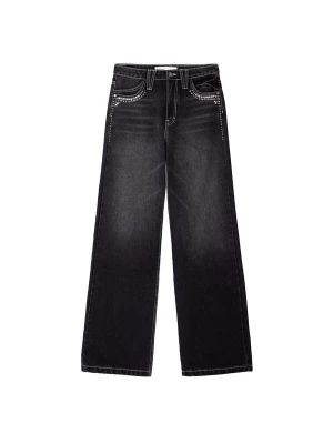 Obrázek produktu Bershka Džíny černá džínovina / průhledná