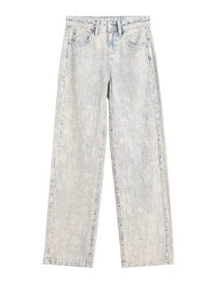 Obrázek produktu Bershka Džíny světlemodrá / bílá