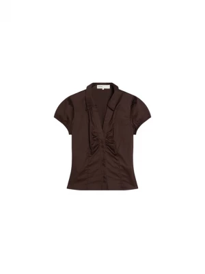 Obrázek produktu Bershka Halenka 'CAMISA ESPALDA' hnědá