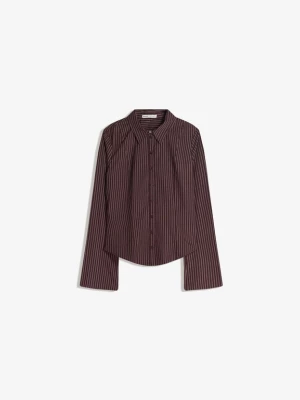 Obrázek produktu Bershka Halenka čokoládová / bílá