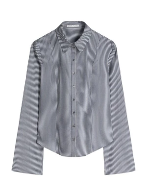 Obrázek produktu Bershka Halenka šedá / bílá