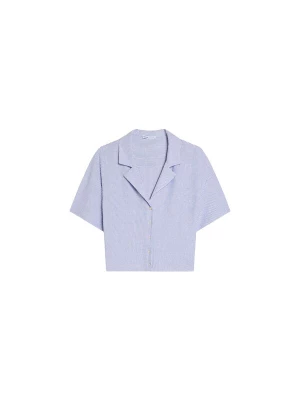 Obrázek produktu Bershka Halenka světlemodrá / bílá