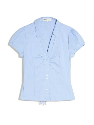 Obrázek produktu Bershka Halenka světlemodrá / černá / bílá