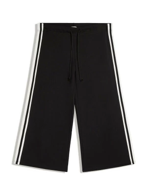 Obrázek produktu Bershka Kalhoty černá / bílá