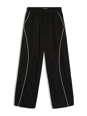 Obrázek produktu Bershka Kalhoty černá / bílá