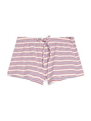Obrázek produktu Bershka Kalhoty 'CINTURILLA' červená / bílá