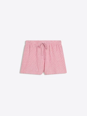 Obrázek produktu Bershka Kalhoty grenadina / bílá