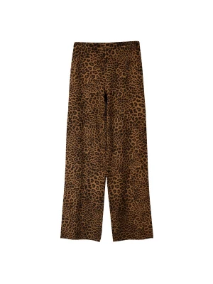 Obrázek produktu Bershka Kalhoty hnědá / černá