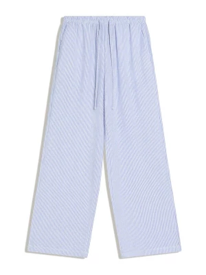 Obrázek produktu Bershka Kalhoty královská modrá / bílá