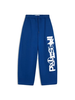 Obrázek produktu Bershka Kalhoty modrá / bílá