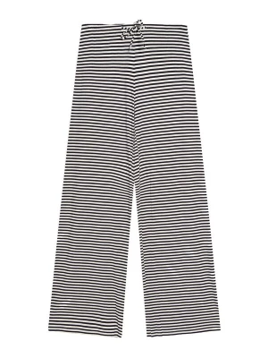 Obrázek produktu Bershka Kalhoty námořnická modř / bílá