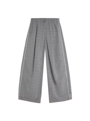 Obrázek produktu Bershka Kalhoty se sklady v pase šedá / černá / bílá