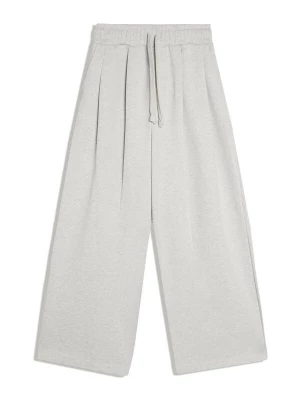 Obrázek produktu Bershka Kalhoty se sklady v pase světle šedá