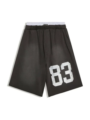 Obrázek produktu Bershka Kalhoty světle šedá / černá