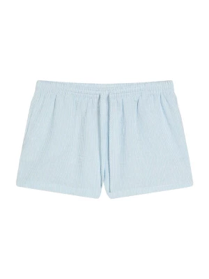 Obrázek produktu Bershka Kalhoty světlemodrá / bílá