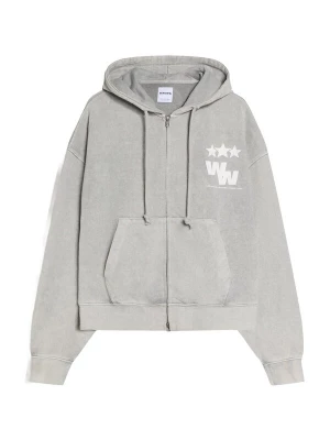 Obrázek produktu Bershka Mikina šedá / bílá