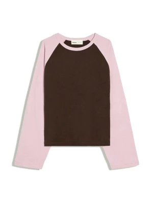 Obrázek produktu Bershka Mikina tmavě hnědá / růžová