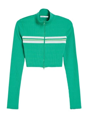 Obrázek produktu Bershka Mikina zelená / offwhite