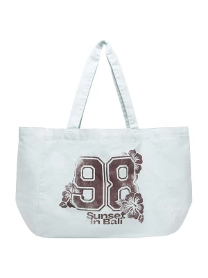Obrázek produktu Bershka Nákupní taška světlemodrá / ostružinová