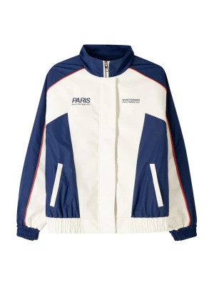 Obrázek produktu Bershka Přechodná bunda marine modrá / červená / offwhite