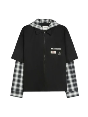 Obrázek produktu Bershka Přechodná bunda šedá / antracitová / černá / bílá