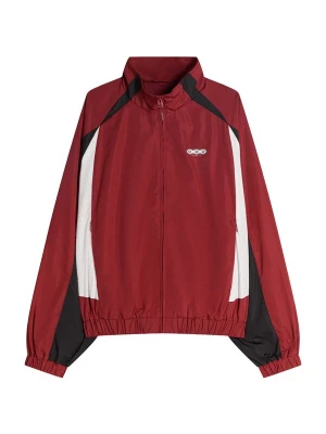 Obrázek produktu Bershka Přechodná bunda tmavě červená / černá / bílá