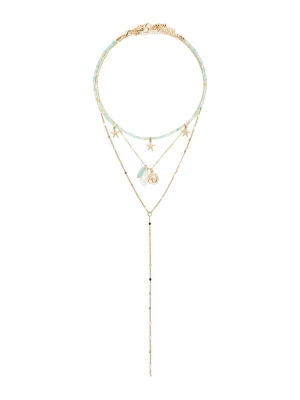Obrázek produktu Bershka Řetízek 'LARIAT' zlatá