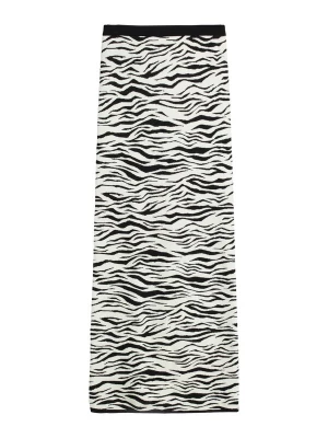 Obrázek produktu Bershka Sukně černá / bílá