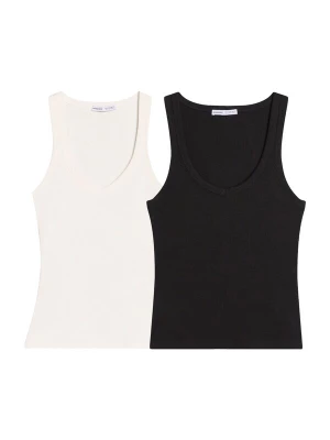 Obrázek produktu Bershka Top černá / bílá