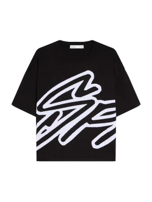 Obrázek produktu Bershka Tričko černá / bílá
