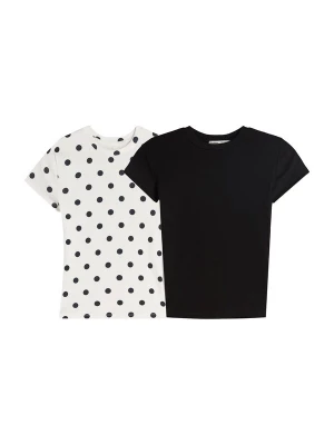 Obrázek produktu Bershka Tričko černá / bílá