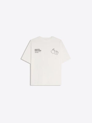 Obrázek produktu Bershka Tričko černá / bílá