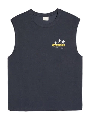 Obrázek produktu Bershka Tričko marine modrá / žlutá / bílá
