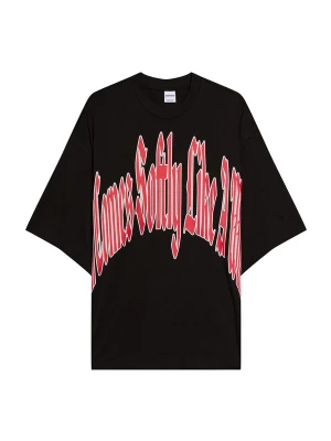 Obrázek produktu Bershka Tričko světle červená / černá / bílá