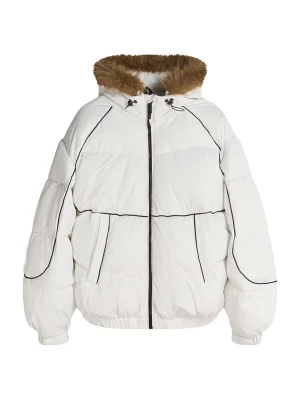 Obrázek produktu Bershka Zimní bunda hnědá / černá / bílá