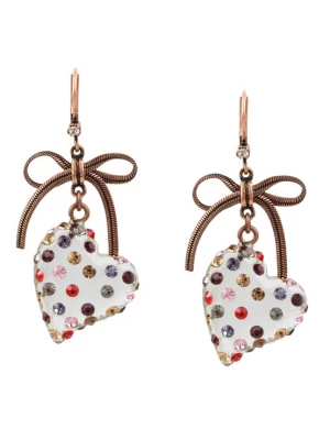 Obrázek produktu Betsey Johnson Náušnice bronzová / žlutá / červená / bílá