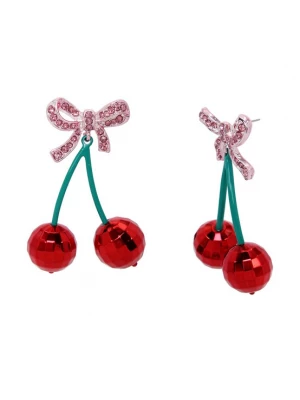 Obrázek produktu Betsey Johnson Náušnice 'Sweetheart' nefritová / eosin / červená
