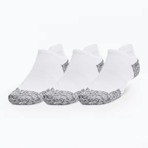 Obrázek produktu Běžecké ponožky Under Armour Dry Run Cushion No Show 3 pary white / halo gray / reflective