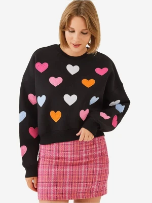 Obrázek produktu Bianco Lucci Mikina světlemodrá / pink / černá / bílá