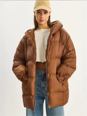 Obrázek produktu Bianco Lucci Zimní kabát 'Puffer- und Daunenmäntel' mokka