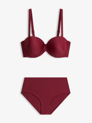 Obrázek produktu Bikini balkonetka z szybkoschnącego materiału (2 części) BonPrix czerwony
