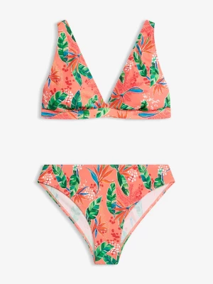 Obrázek produktu Bikini z trójkątnymi miseczkami (2 części) BonPrix pomarańczowy
