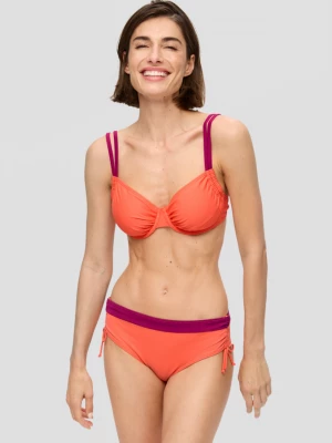 Obrázek produktu Bikinová podprsenka s kosticemi a barevnými bloky s.Oliver oranžová