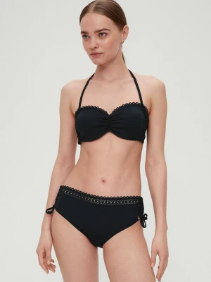 Obrázek produktu Bikinový bandeau top s nařasením s.Oliver černá