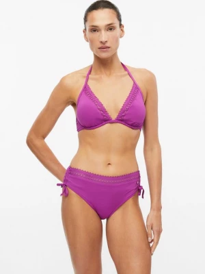 Obrázek produktu Bikiny – puntíkovaná podprsenka s dírkovanou výšivkou s.Oliver fialová