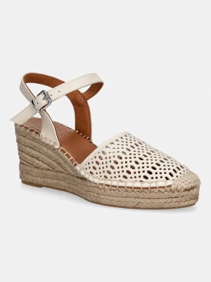 Obrázek produktu Billi Bi espadrily na klínku dámské kožené béžová