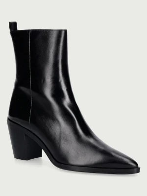 Obrázek produktu Billi Bi kotníkové boty dámské kožené Black calf 80