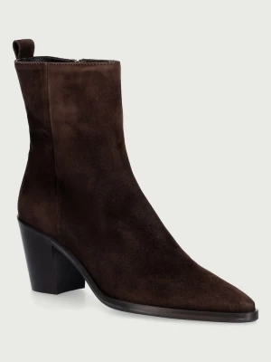 Obrázek produktu Billi Bi kotníkové boty na sloupku dámské semišové T.moro 490 suede 56 hnědá