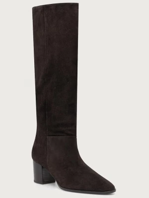 Obrázek produktu Billi Bi kozačky nad kolena na sloupku dámské semišové T.moro Delizioso suede 556 hnědá