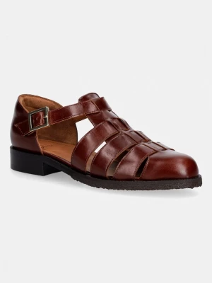 Obrázek produktu Billi Bi Polobotky dámské kožené Cognac bark calf hnědá